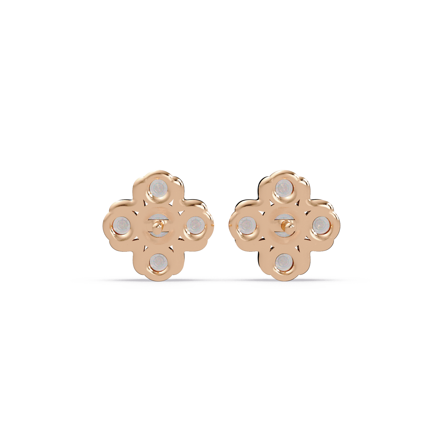 Blossoming Quatrefoil Cluster Earrings