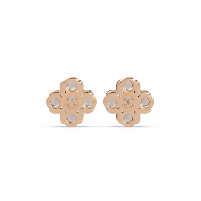 Blossoming Quatrefoil Cluster Earrings