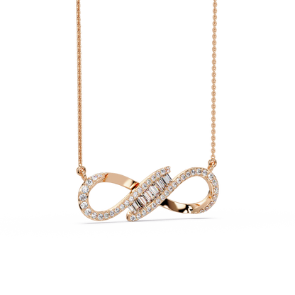Eternal Infinity Diamond Chain Pendant