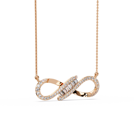 Eternal Infinity Diamond Chain Pendant
