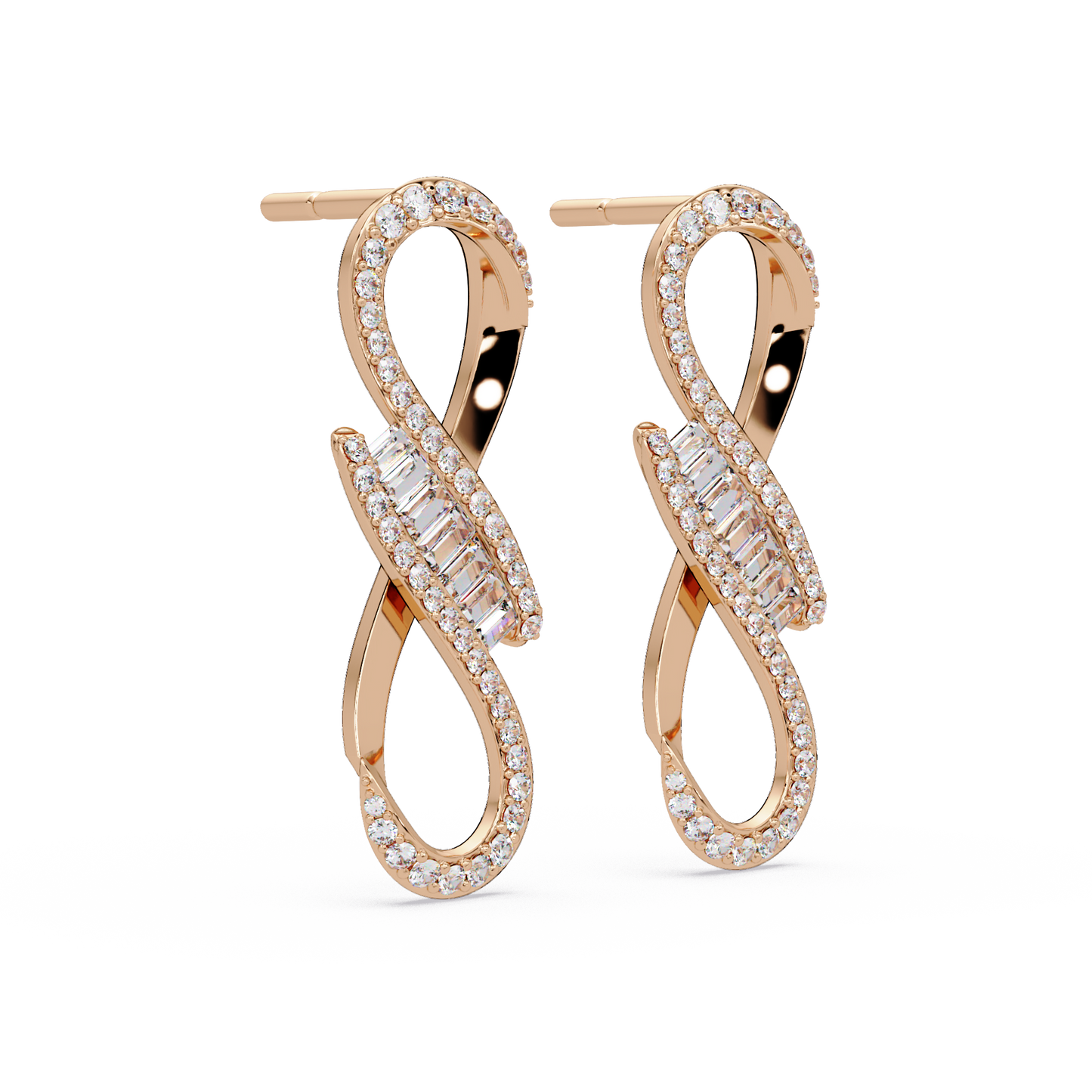 Eternal Infinity Diamond Earrings