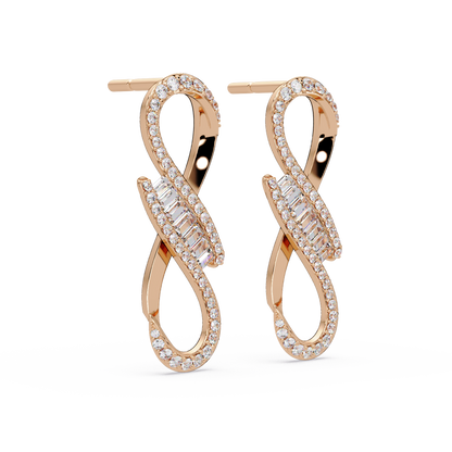 Eternal Infinity Diamond Earrings