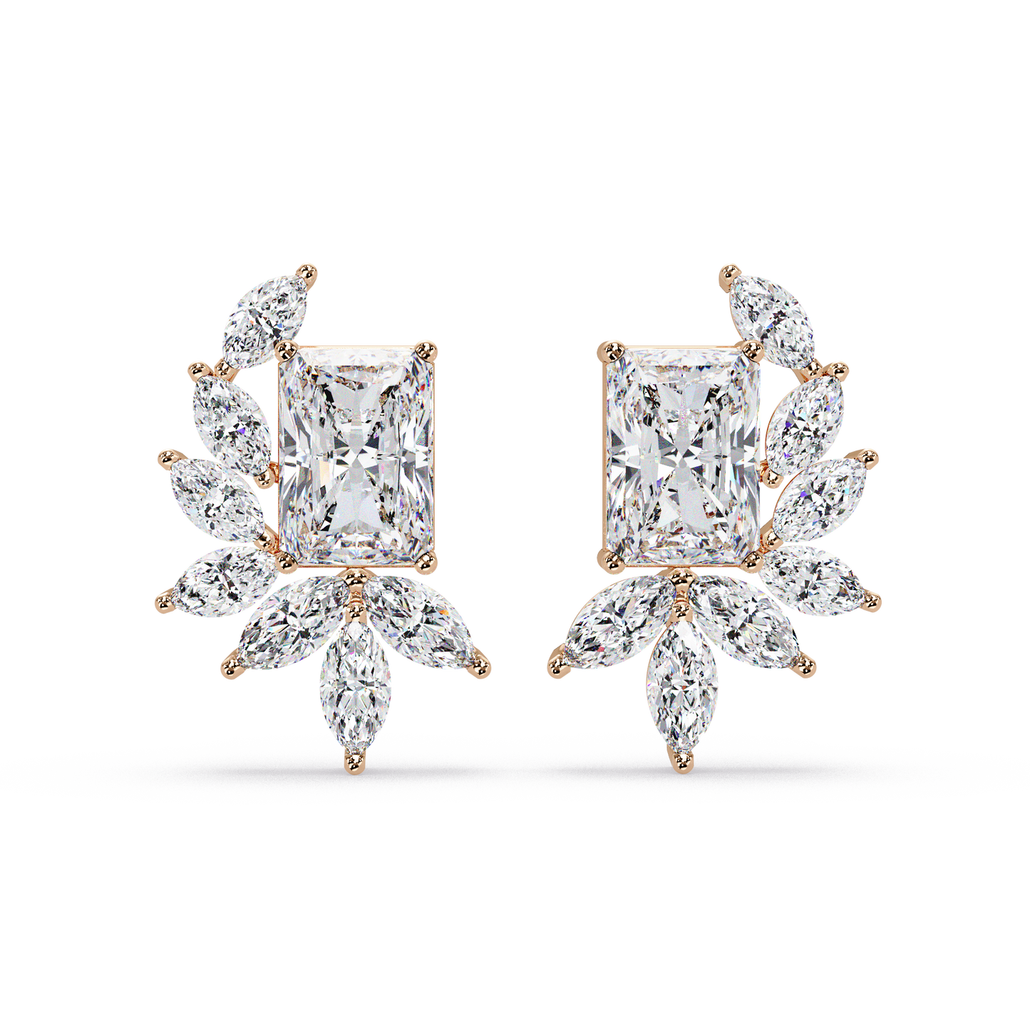 Radiant Laurel Halo Earrings