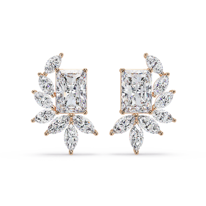 Radiant Laurel Halo Earrings