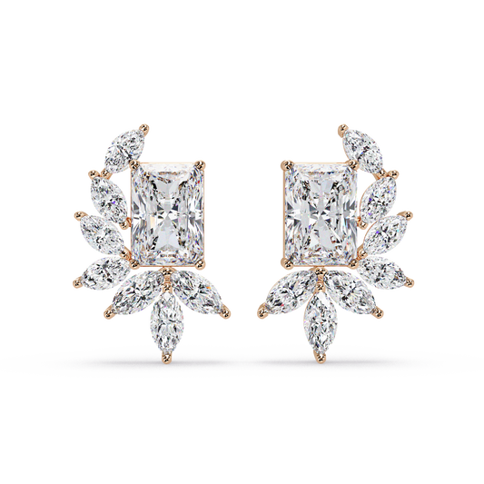 Radiant Laurel Halo Earrings