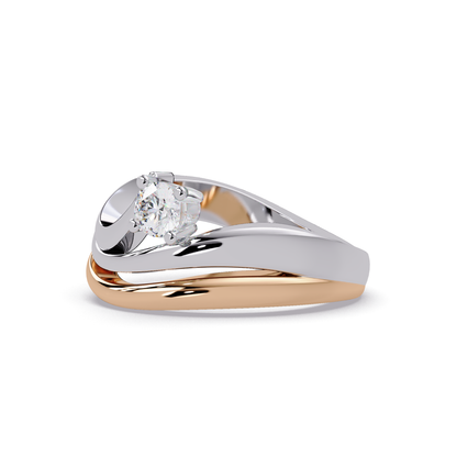 Ribboned Two Tone Ring