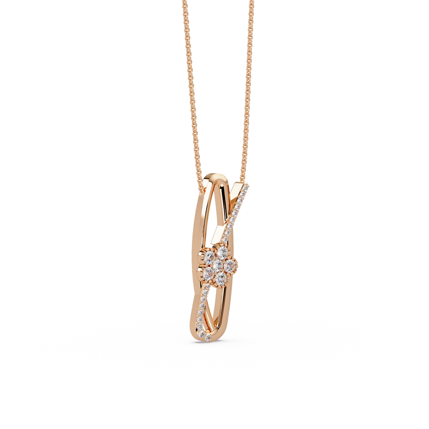 Posy Loop Bloom Chain Pendant