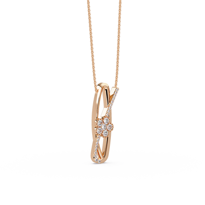 Posy Loop Bloom Chain Pendant