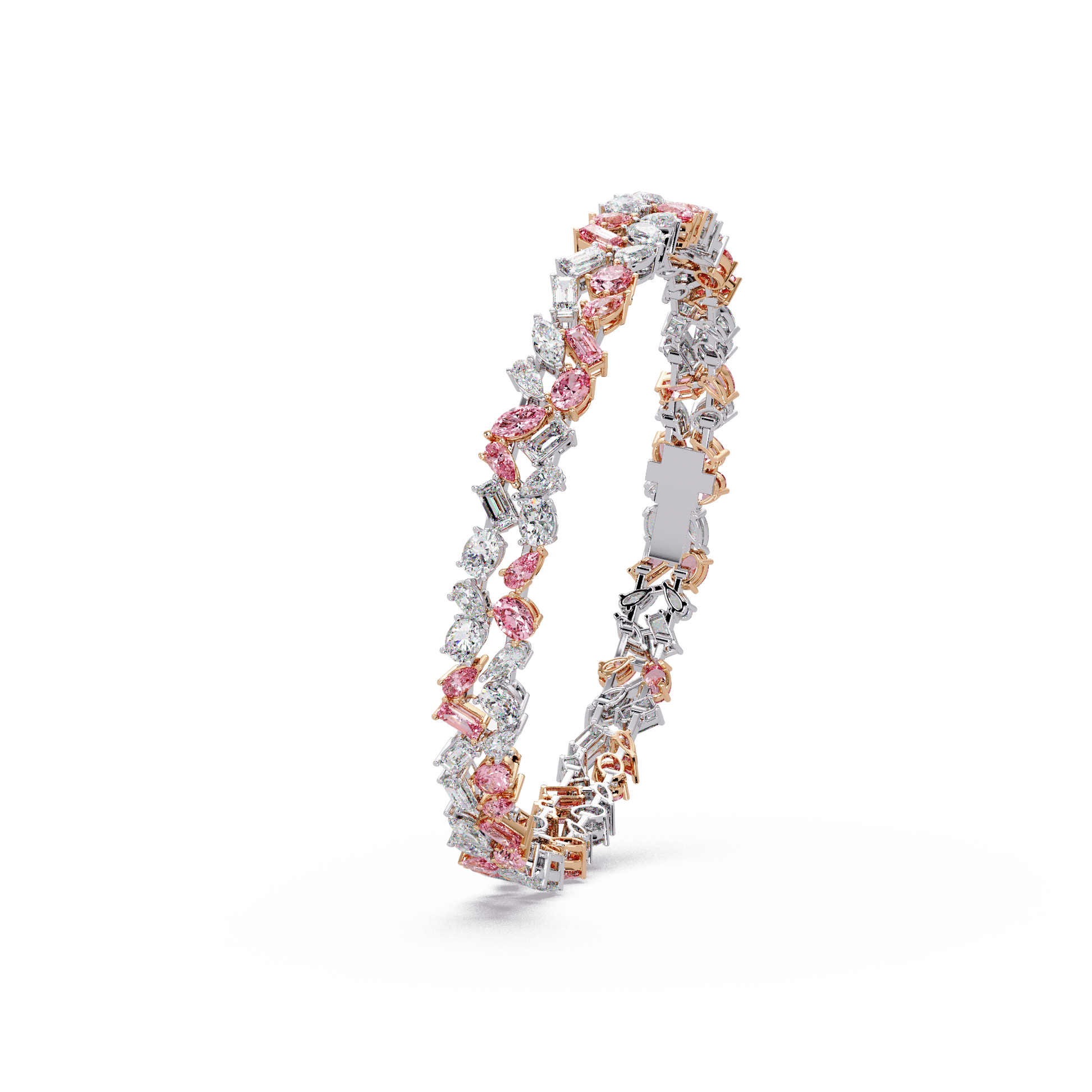 Blush Diamond Cascade Bracelet - Origine Diamonds lab-grown diamond jewellery