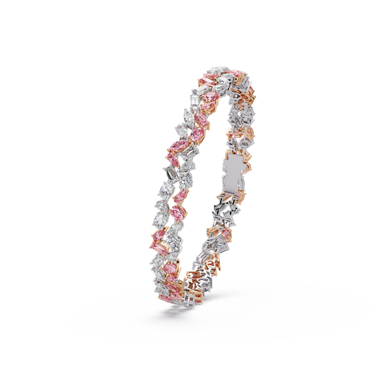 Blush Diamond Cascade Bracelet - Origine Diamonds lab-grown diamond jewellery