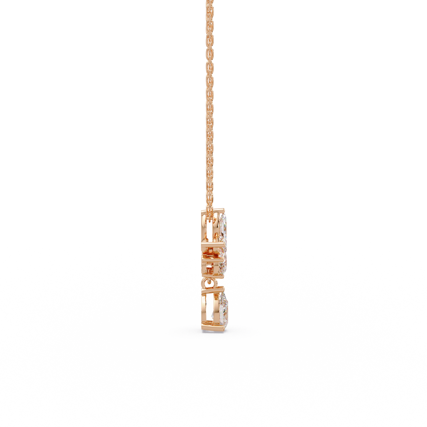 Stepping Stone Trilogy Chain Pendant