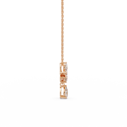 Stepping Stone Trilogy Chain Pendant
