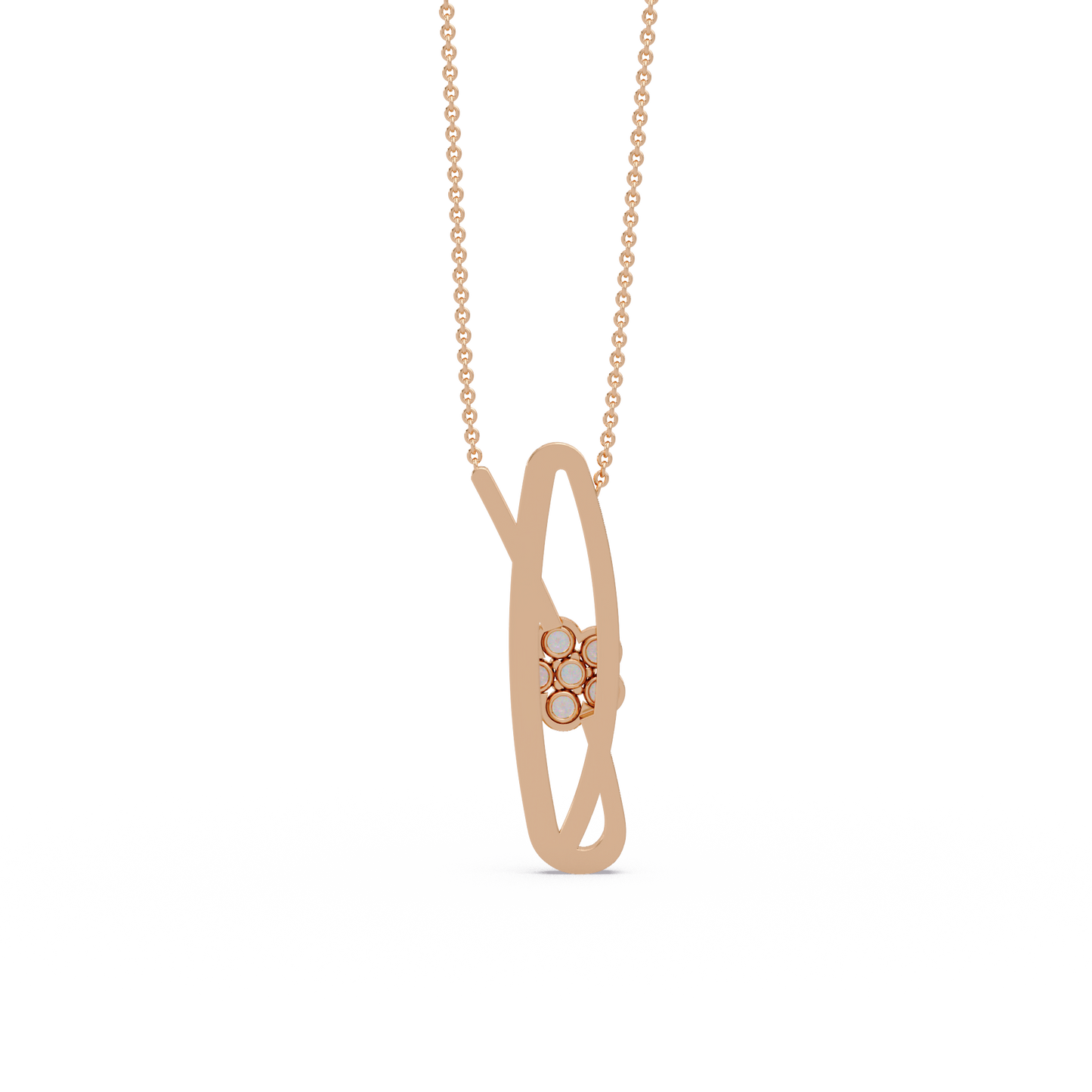 Posy Loop Bloom Chain Pendant