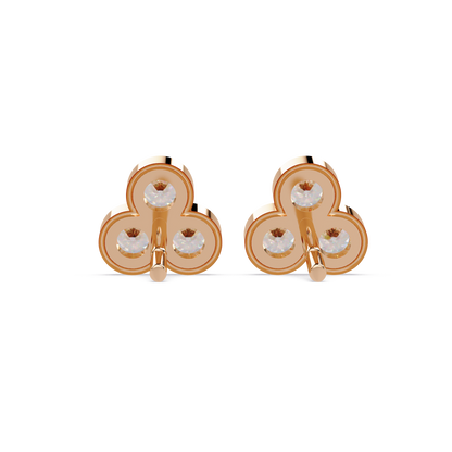 Clover Glow Diamond Earrings