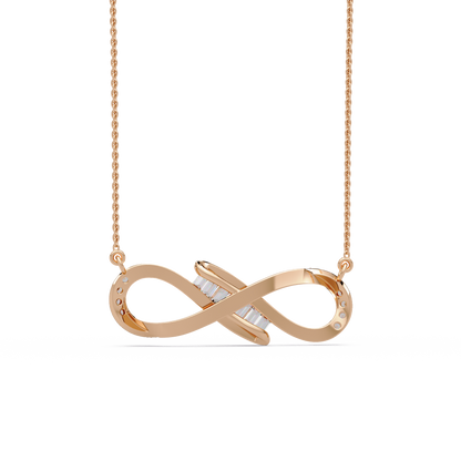 Eternal Infinity Diamond Chain Pendant