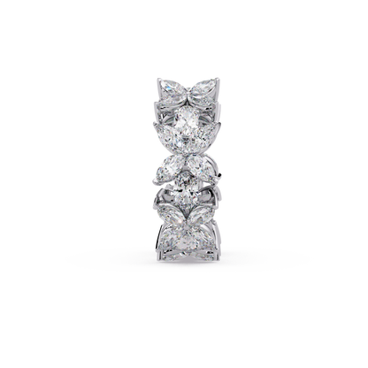 Marquise Floret Eternity Band