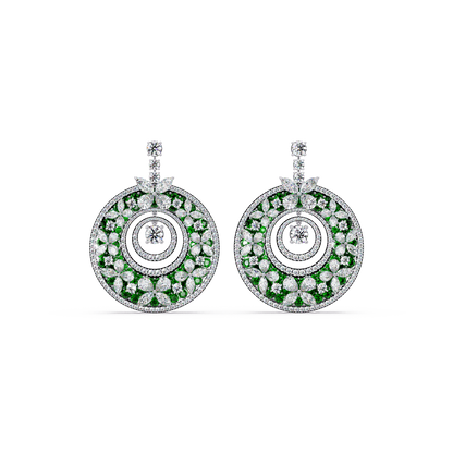 Celestial Wheel Mosaic Earrings - Origine Diamonds lab-grown diamond jewellery