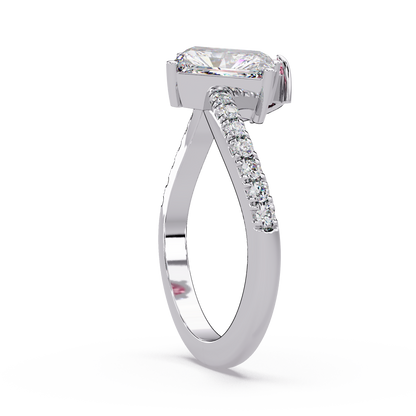 Rose Radiant Bypass Ring