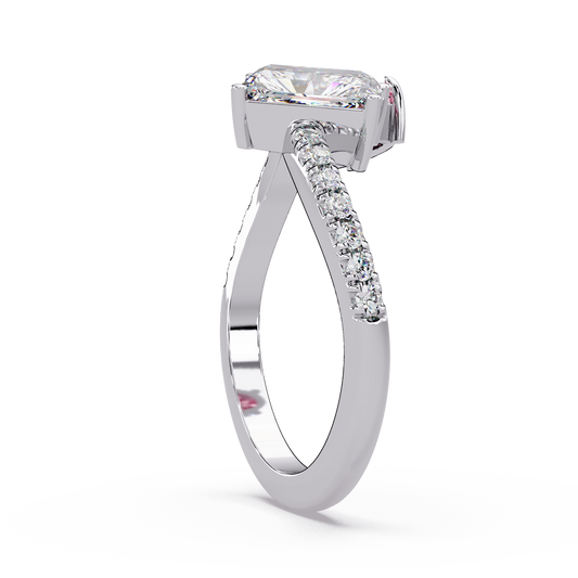 Rose Radiant Bypass Ring