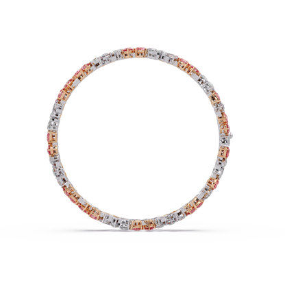Blush Diamond Cascade Bracelet