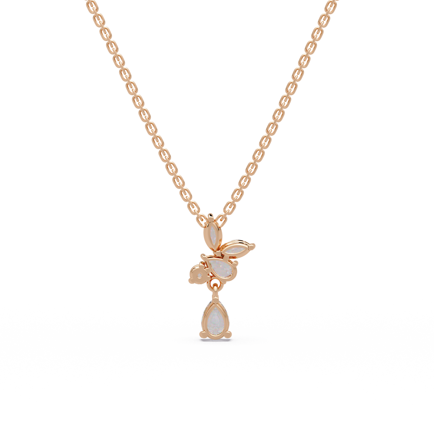 Stepping Stone Trilogy Chain Pendant