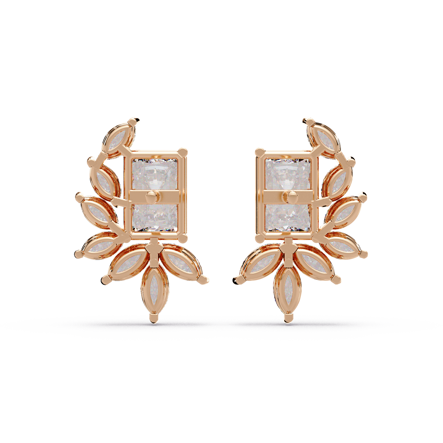 Radiant Laurel Halo Earrings