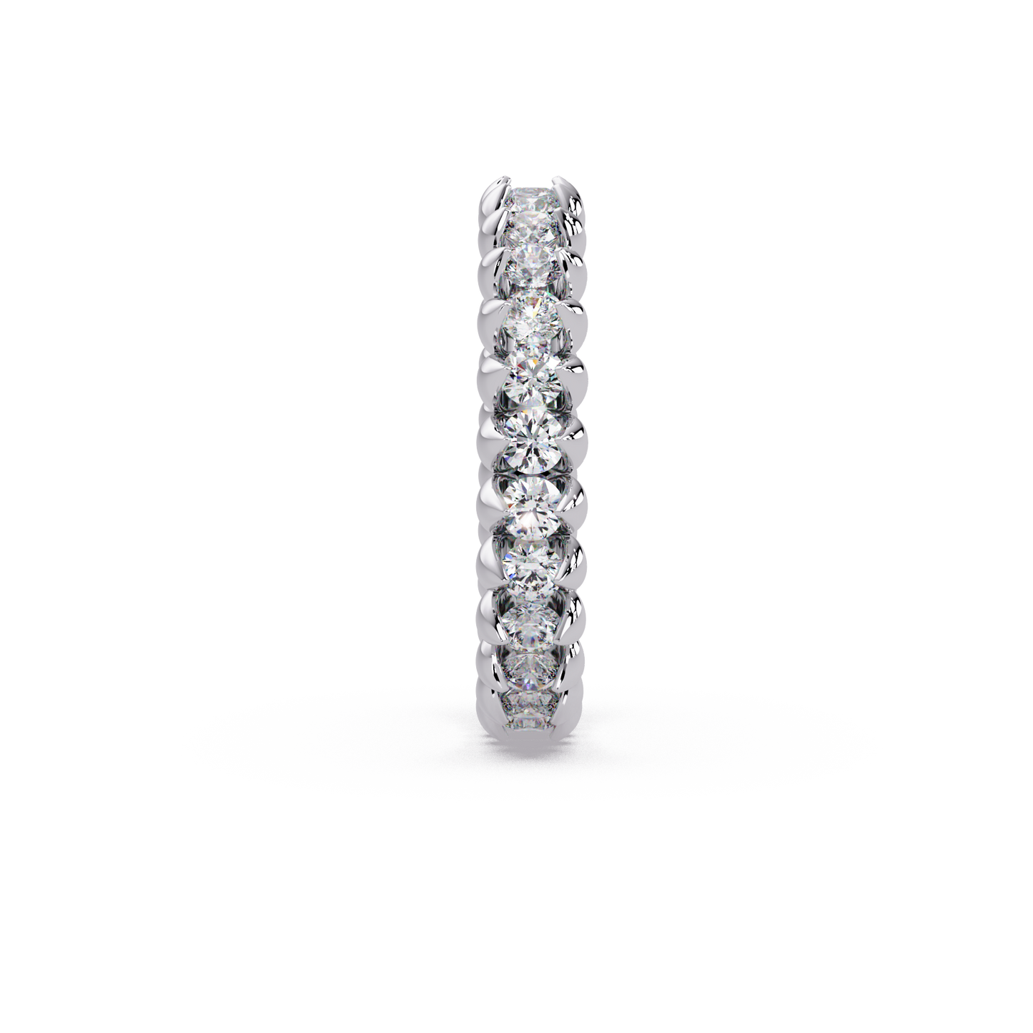 Brilliant Round Eternity Band