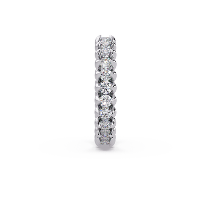 Brilliant Round Eternity Band