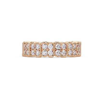 Twin Row Cluster Band - Origine Diamonds lab-grown diamond jewellery