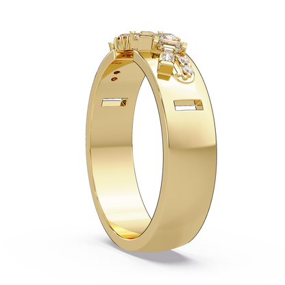 Deco Baguette Diamond Ring