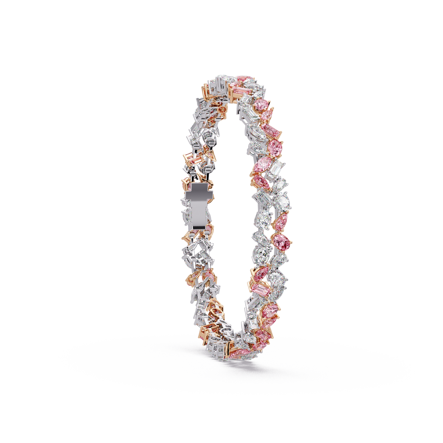Blush Diamond Cascade Bracelet