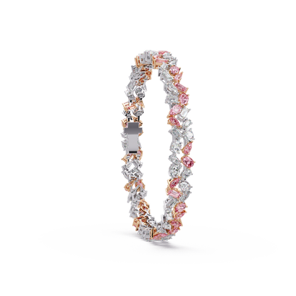 Blush Diamond Cascade Bracelet