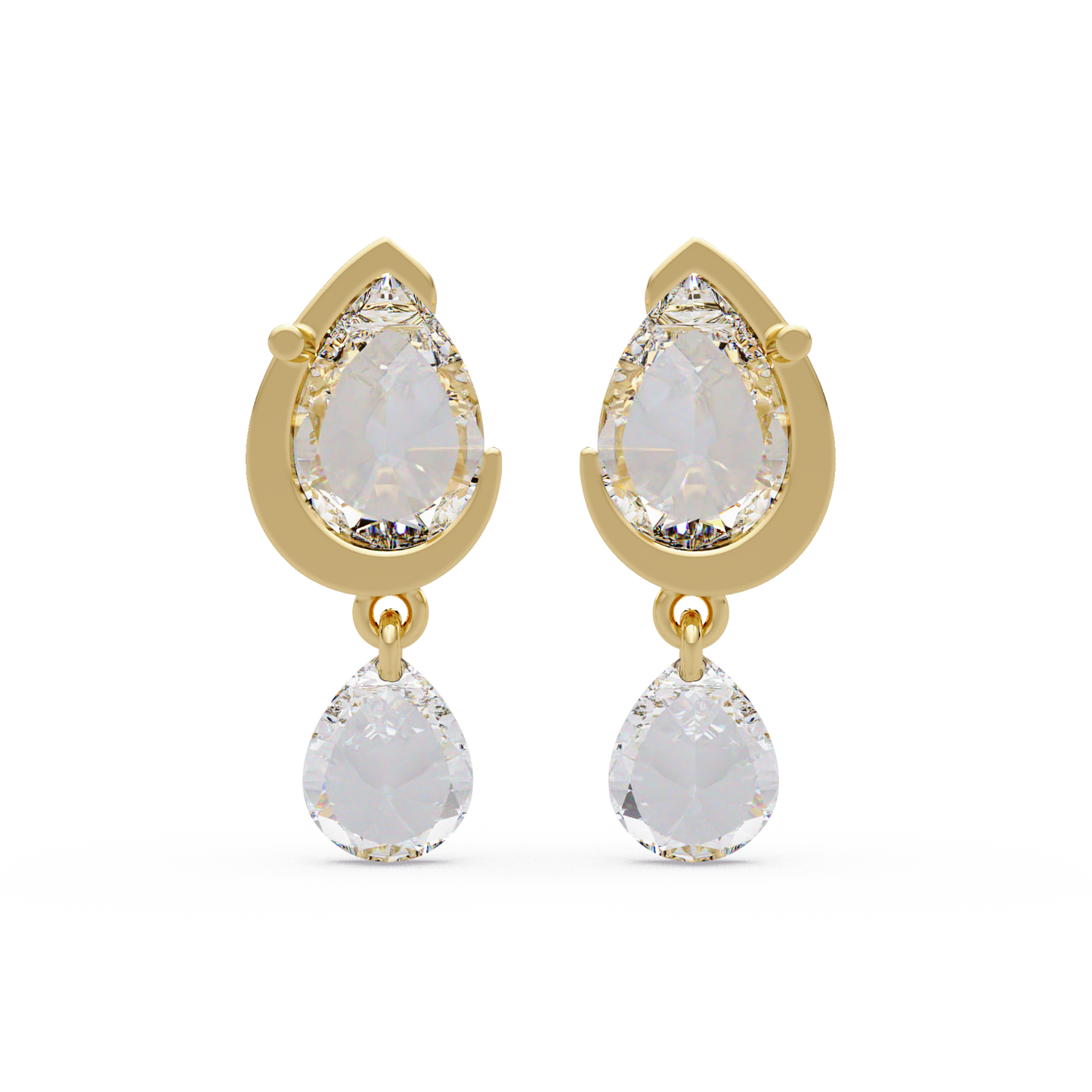 Cascading Tear Duet Earrings