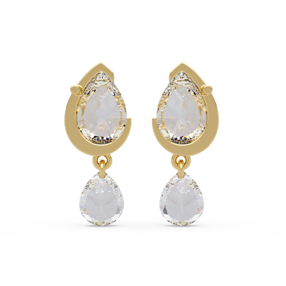 Cascading Tear Duet Earrings