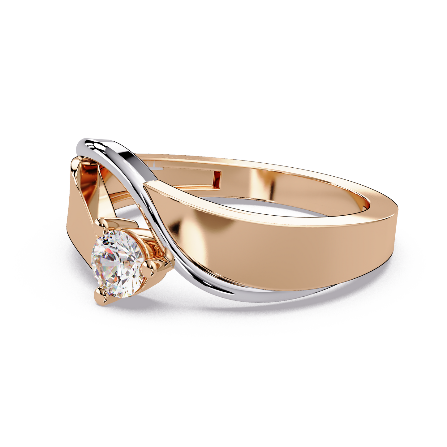 Embraced Two Tone Ring