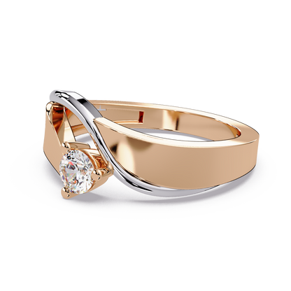 Embraced Two Tone Ring