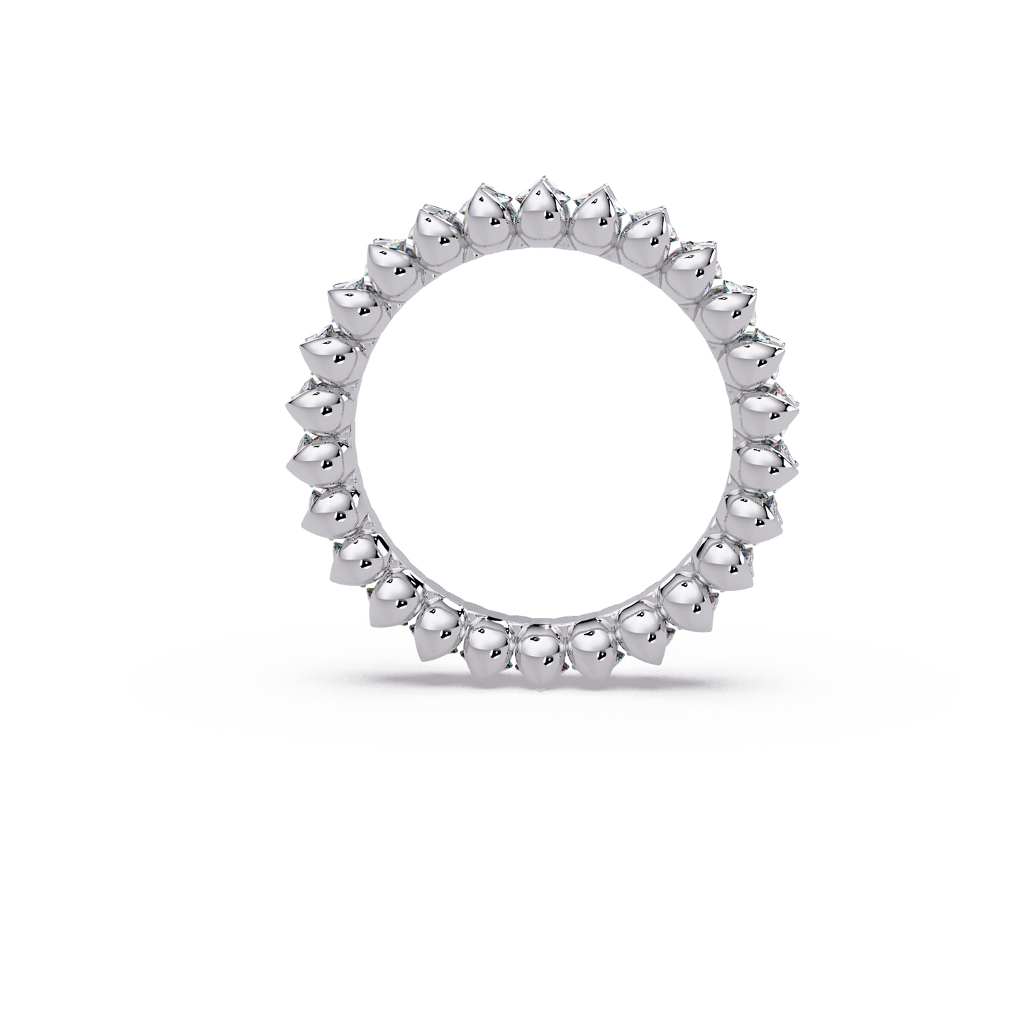 Brilliant Round Eternity Band
