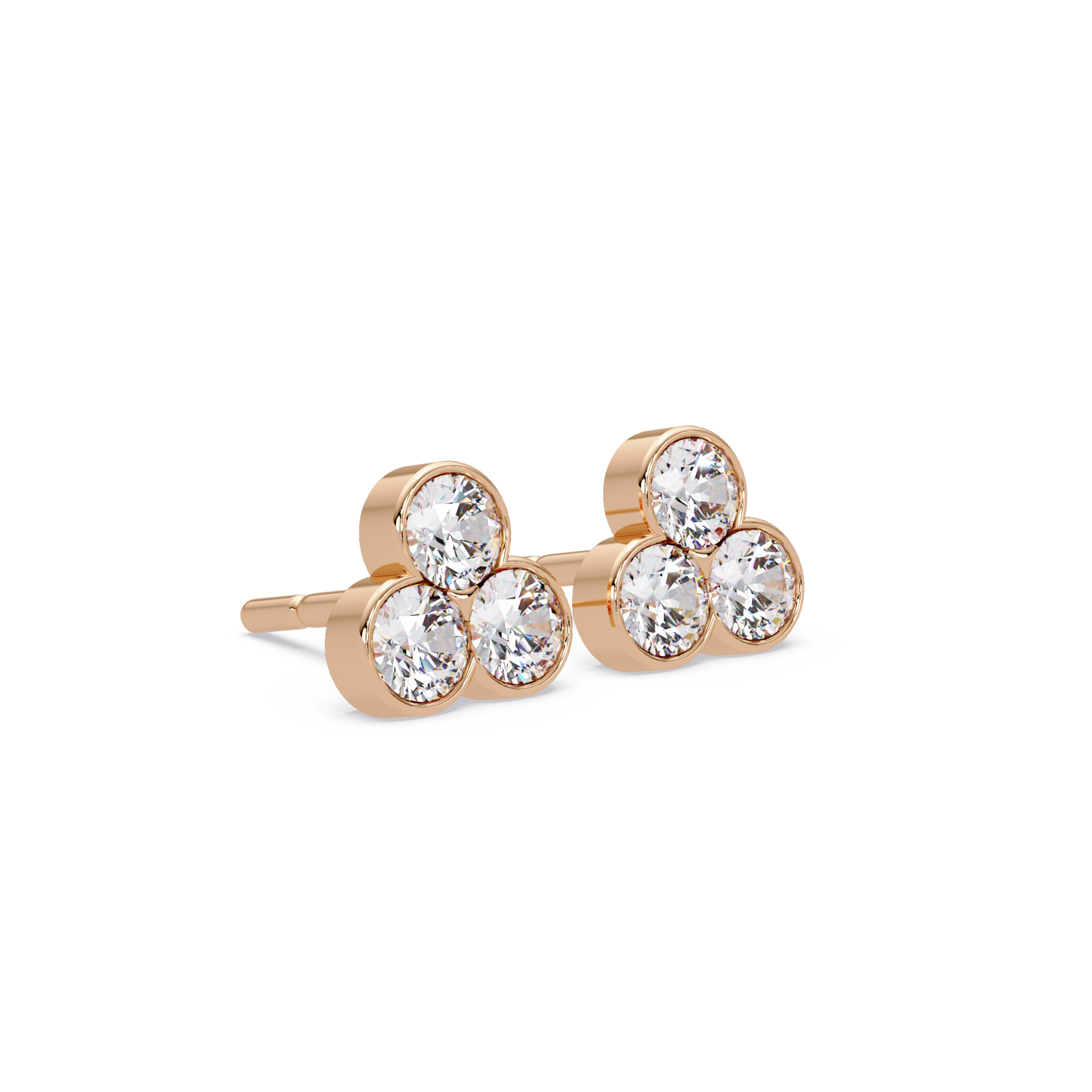 Clover Glow Diamond Earrings