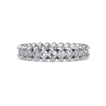 Brilliant Round Eternity Band