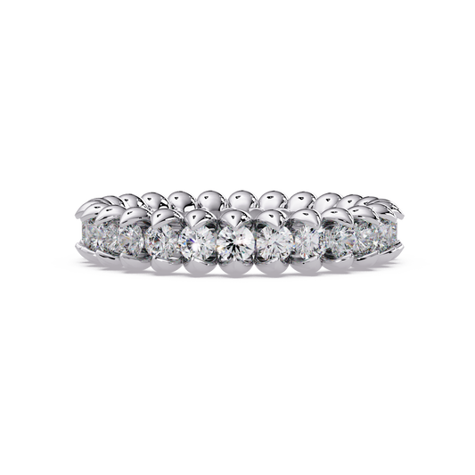 Brilliant Round Eternity Band
