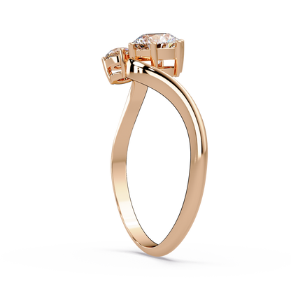 Whispered Embrace Diamond Ring