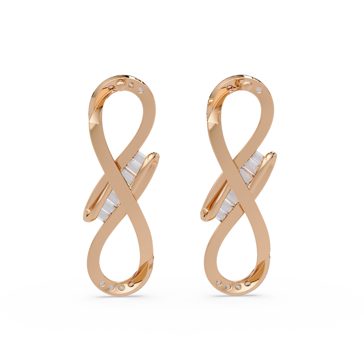 Eternal Infinity Diamond Earrings