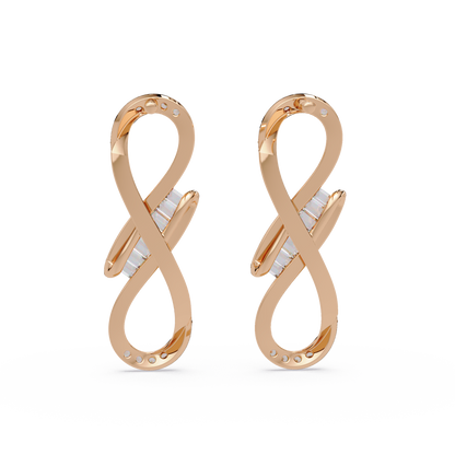 Eternal Infinity Diamond Earrings