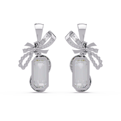 Couture Bow Ribbon Earrings