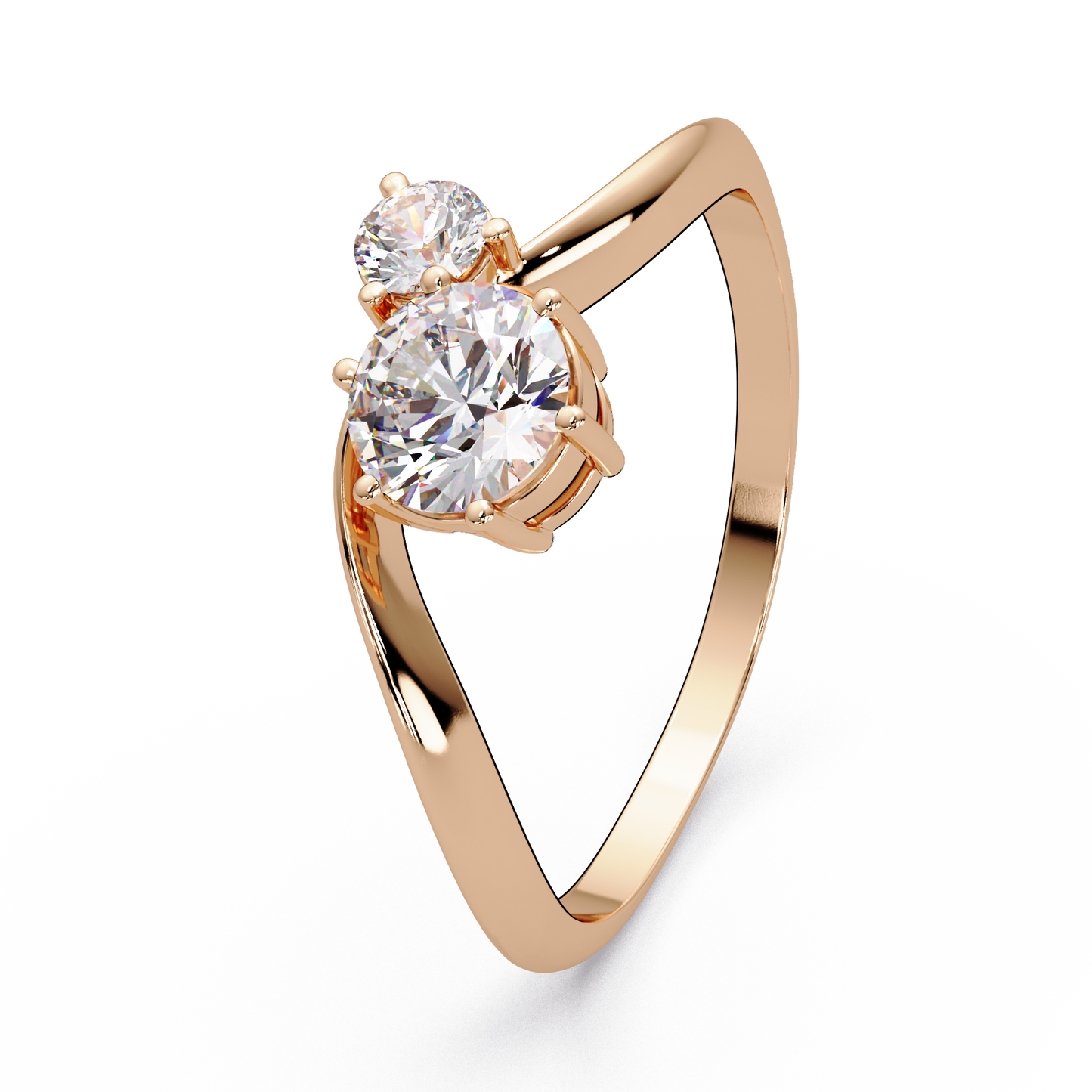 Whispered Embrace Diamond Ring