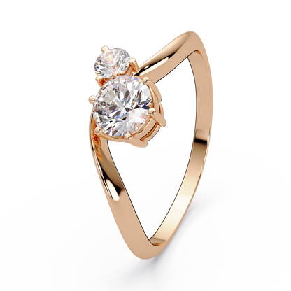 Whispered Embrace Diamond Ring