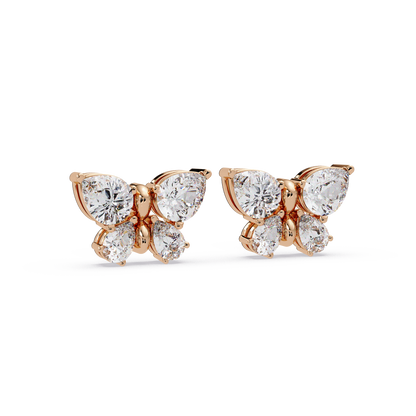 Soaring Butterfly Wing Earrings