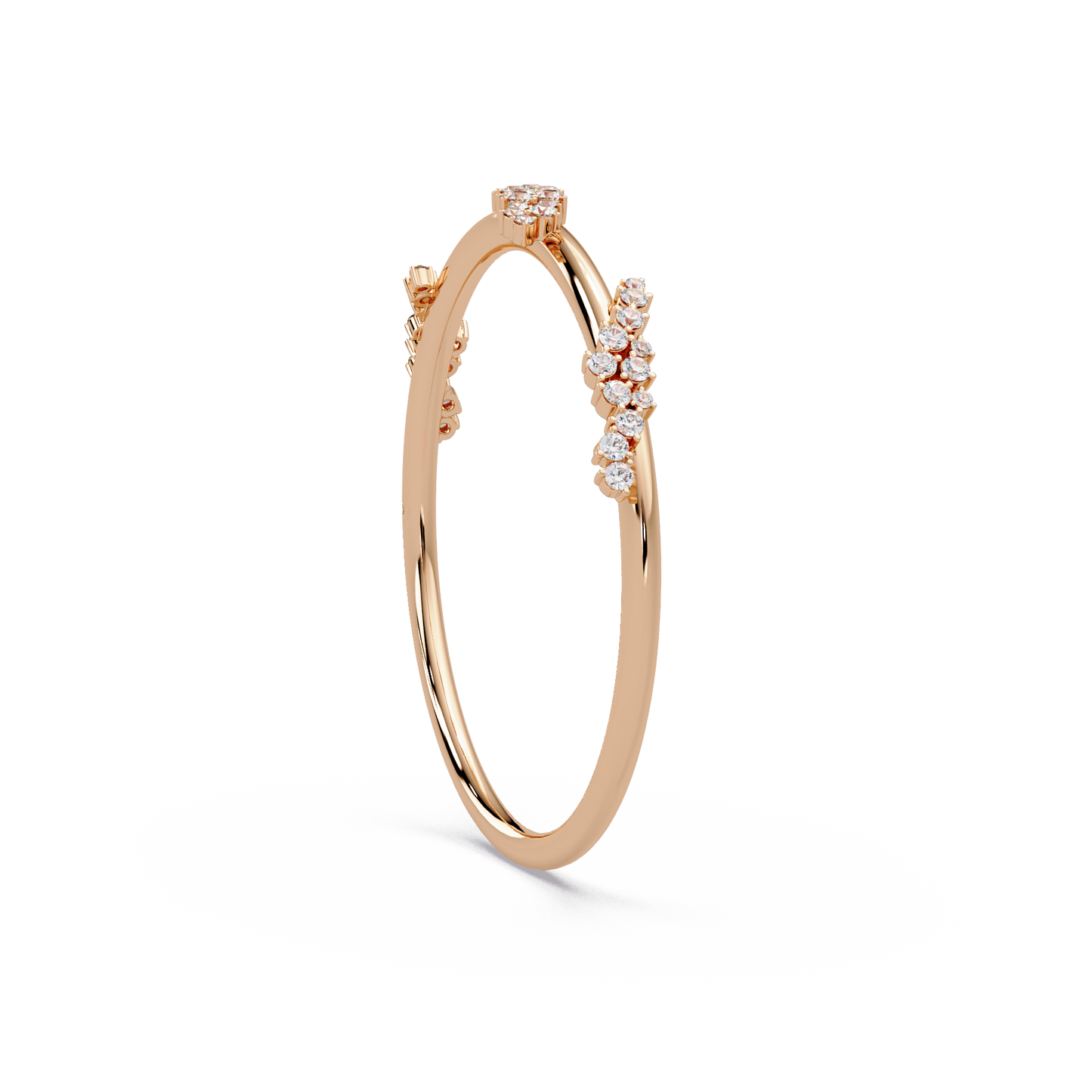 Scattered Cluster Tube Bangle