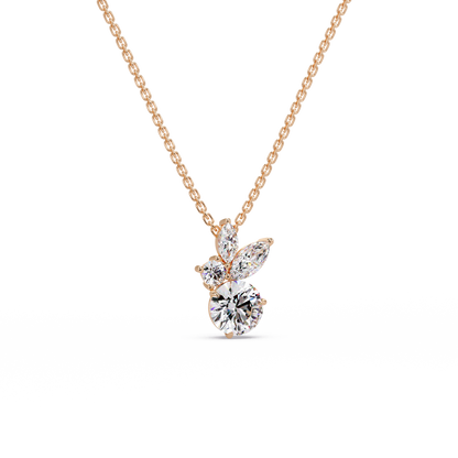 Garden Bouquet Petal Chain Pendant