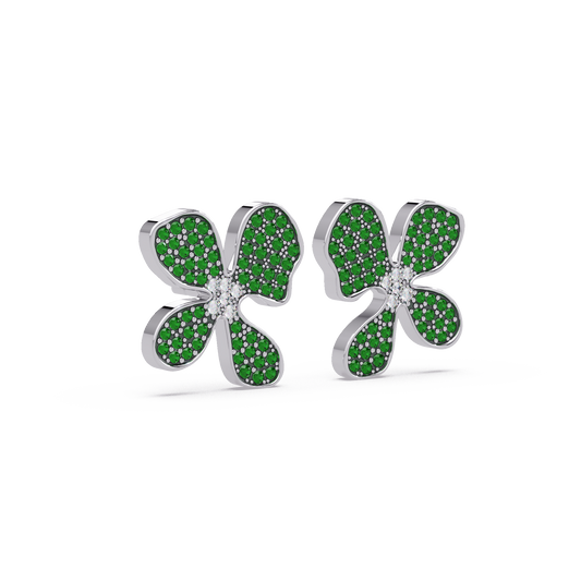 Verdant Petal Bloom Earrings